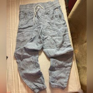 Athleta sz 10 chambray jogger style pants